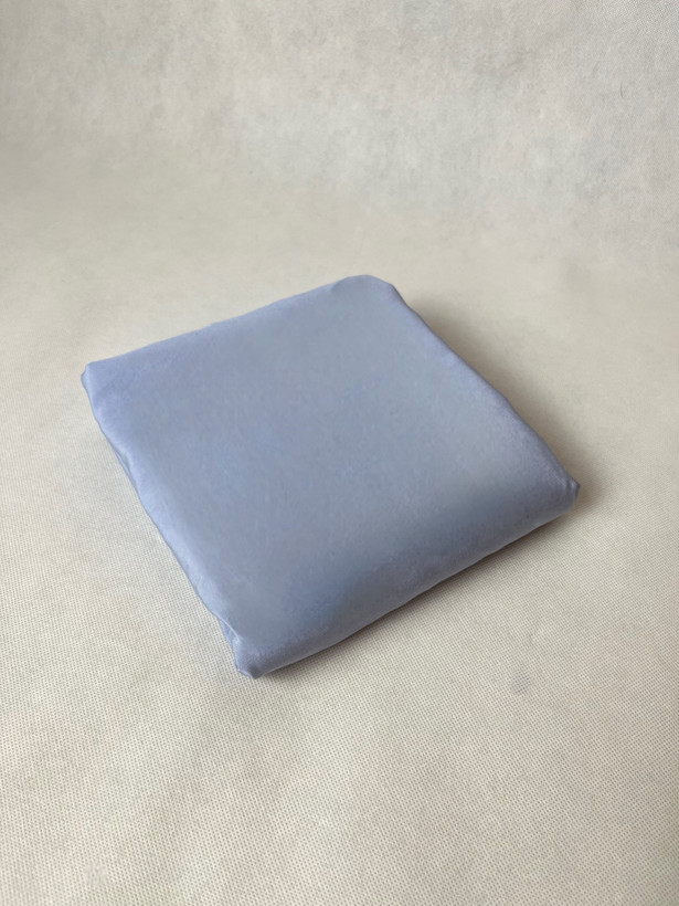 پارچه تترون نخ آبی آسمانی