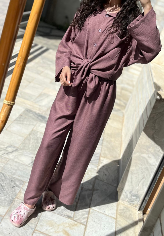 تنخور ست بلوز شلوار خنک تابستونی