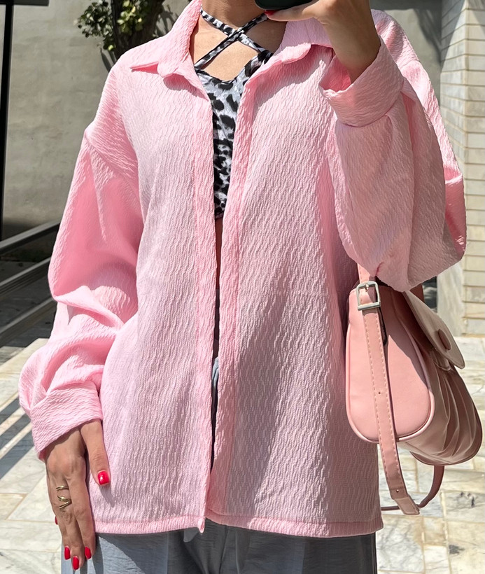 کت کوتاه صورتی