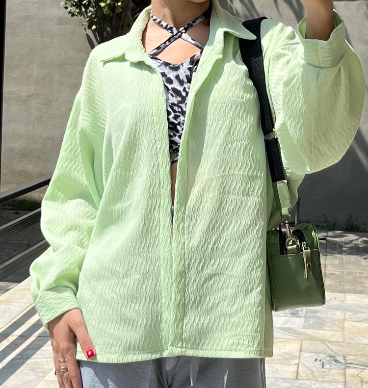 کت تابستونی سبز ماچا