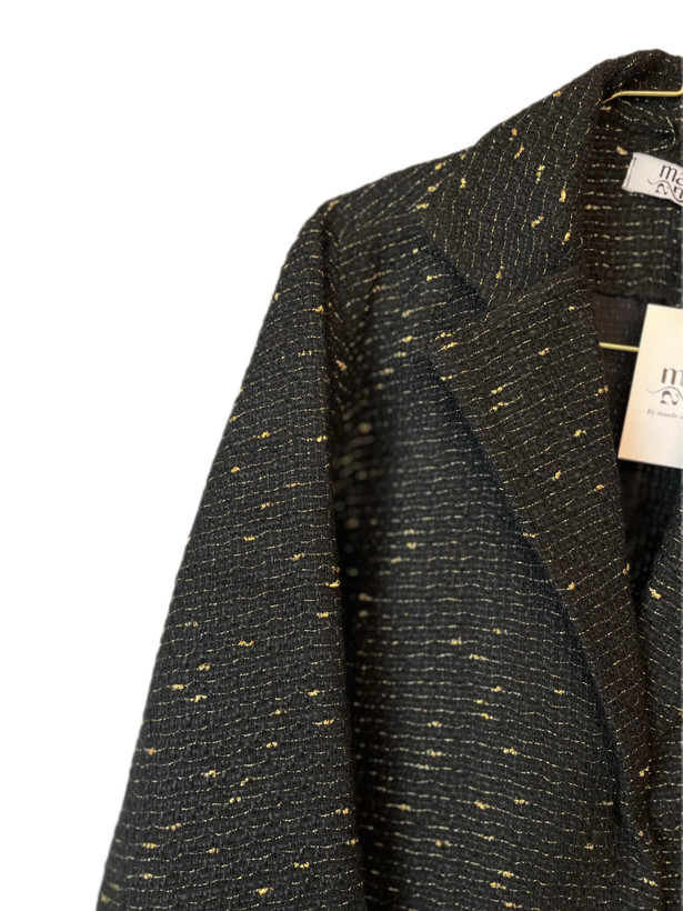 کت-طلایی-زنانه-کلاسیک-قد-نرمال-آستین-بلند-مناسب-مهمونی