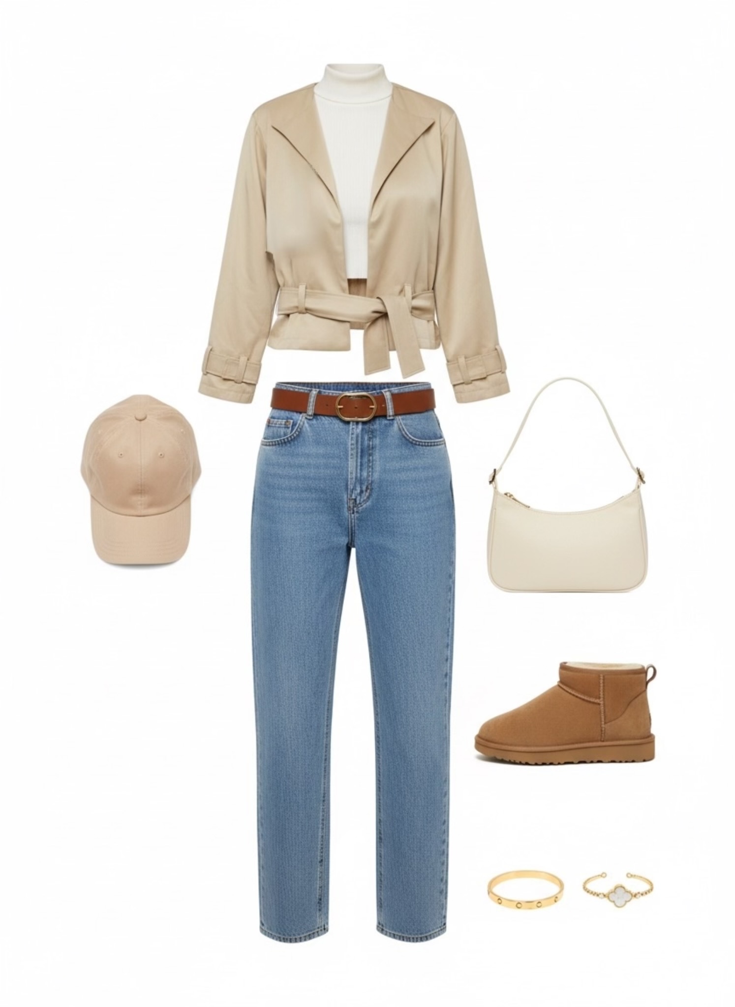 کراپ بارونی سانتانا فری سایز قد ۶۰ زنانه - رنگ مشکی (یا رنگ اصلی)