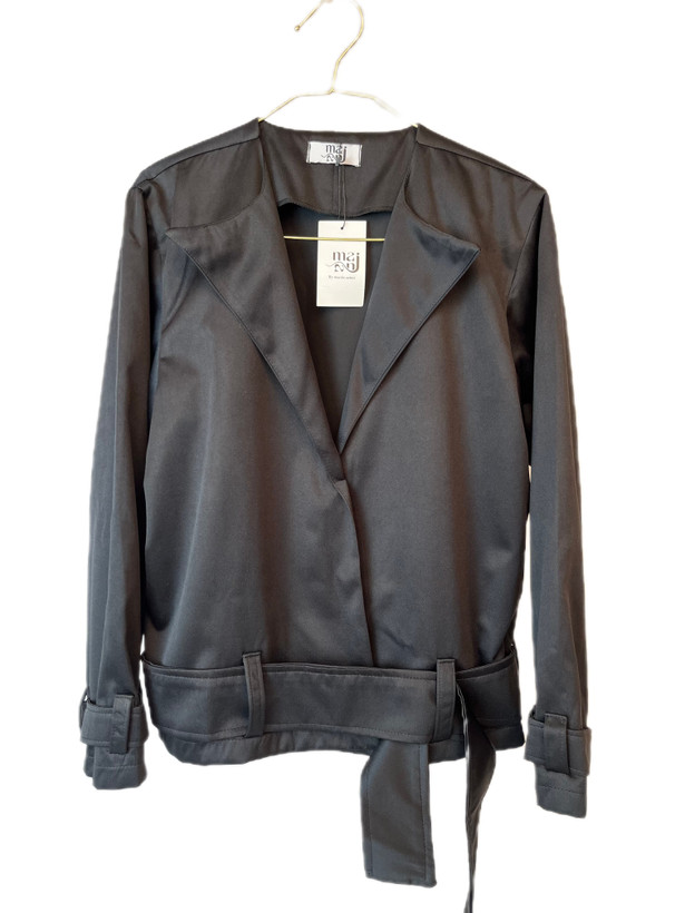 پشت کراپ بارونی سانتانا قد ۶۰ - آستین ۶۰ سانتیمتر